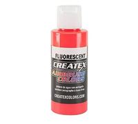 Peinture CREATEX Aérographe Colors Fluorescent 5408 Red