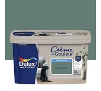 Peinture Crème De Couleur Dulux Valentine mat vert céladon 2,5L