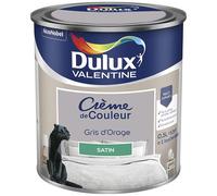 Peinture crème de Couleur satin - 0.5 L - gris orage