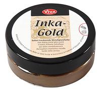 Peinture crème métallisée 'Viva Decor - Inka-Gold' Brun doré 62.5g
