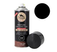 Peinture Cuir (NOIR) avec Vernis Intégré - SOFOLK - Entretien pour Siège et Volant de Voiture, Canapé, Chaussures, etc