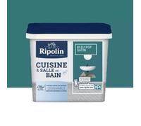 Peinture Cuisine & Salle de Bain RIPOLIN Bleu pop 0,75 L