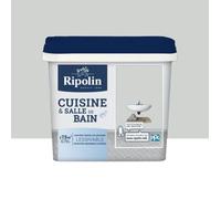 Peinture Cuisine & Salle de Bain RIPOLIN Gris lomé 0,75 L