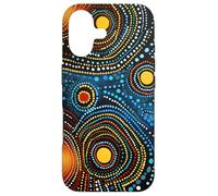Peinture d'art aborigène Australien Peinture par Points Coque pour iPhone 17