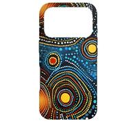 Peinture d'art aborigène Australien Peinture par Points Coque pour iPhone 17 Pro