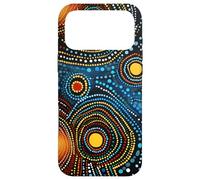 Peinture d'art aborigène Australien Peinture par Points Coque pour iPhone 17 Pro Max