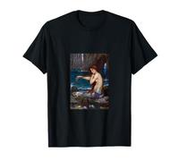 Peinture d'art de sirène John William Waterhouse T-Shirt