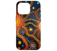 Peinture d'art indigène australienne Peinture par Points Coque pour iPhone 16 Pro