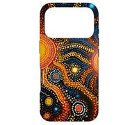 Peinture d'art indigène australienne Peinture par Points Coque pour iPhone 17 Pro