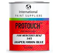 Peinture de base pure non diluée pour Mercedes Benz 345, bleu Jaspe/Orion, pot de 1 l