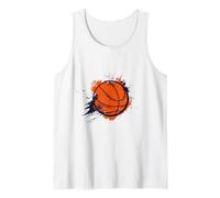 Peinture de Basket-Ball avec éclaboussures - Style Street Art Débardeur