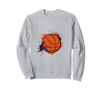 Peinture de Basket-Ball avec éclaboussures - Style Street Art Sweatshirt