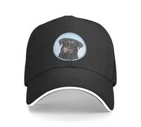 Peinture de Beauceron - Art Original et Mignon de Chien Casquette de Baseball Chapeau de fête en Mousse Nouveau dans Chapeau Chapeau de Soleil thé Hommes Tennis Femmes