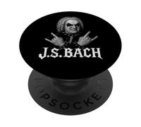 Peinture de cadavre en métal de la Mort de Bach Musique Classique PopSockets PopGrip Adhésif