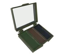 Peinture de camouflage pour le visage, jeu de peinture pour le visage de couleur avec miroir, peinture pour le visage de chasse multicolore avec miroir, peinture pour le corps du visage de camouflage,