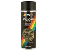 PEINTURE DE CAMOUFLAGE RAL9021 AEROSOL 400ML MOTIP