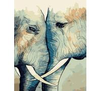 Peinture de chiffres Éléphants M992033