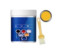 Peinture De Conversion De La Rouille, Dérouilleur De Métal Multifonctionnel à Base d'eau avec Brosse, Rénovation De Tuiles en Acier Coloré, pour Le Métal, Les Clôtures (Yellow,500G)