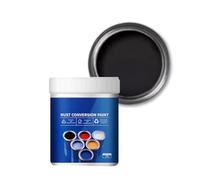 Peinture de Conversion de la Rouille pour Métaux, Protection Anti-Corrosion Multiusage, Intérieur et Extérieur, 8 Couleurs, Sûr et Éfficace,Écologique, Idéal pour Rampes & Voitures (Black, 300g)