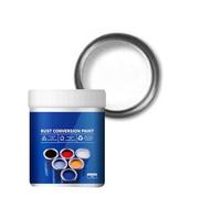Peinture de Conversion de la Rouille pour Métaux, Protection Anti-Corrosion Multiusage, Intérieur et Extérieur, 8 Couleurs, Sûr et Éfficace,Écologique, Idéal pour Rampes & Voitures (White, 300g)