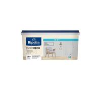 RIPOLIN - Peinture Intérieure Multi-Supports - Murs, Boiseries et Radiateurs - Ultra Couvrante - Lessivable - Application Facile - Ecolabel - Aspect Mat - 2.5L - Gris Souris
