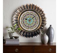 Peinture De Diamant Antique, Horloge, Mandala, Fleur, Forme Spéciale, Strass, Mosaïque, Kit D'images D'art Mural Pour Décorations De Maison, Bricolage