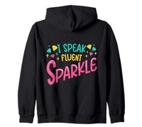 Peinture De Diamant Artiste I Speak Fluent Sparkle Peinture Sweat à Capuche