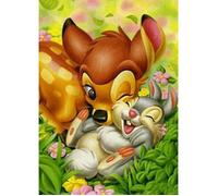 Peinture de Diamant Bambi Disney - YEESAM ART - Kit Complet 5D - 30x40cm