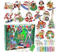 Peinture De Diamant De Boîte Ennemi De La Série De Noël,Point De Bricolage,Chaîne Du Continent,Pendentif En Acrylique,Fait À La Main Pour Enfants - Type Ysk-020