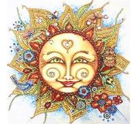 Peinture de Diamant FONGWAN 5D broderie DIY kit complet pour Adultes- soleil 30 X 30cm multicolore G