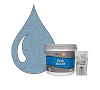 Peinture de Finition Acrylique Effet Pailleté - POK PAILLETTE - 2,5L - Bleu d'Horizon - Satiné