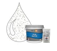 Peinture de Finition Acrylique Effet Pailleté - POK PAILLETTE - Blanc - 2,5L - Satiné