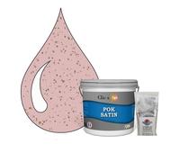 Peinture de Finition Acrylique Effet Pailleté - POK PAILLETTE - Rose Moyen - Satiné - 2,5L