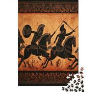 Peinture de Grecs comChauve-souristant des Troyens 38x26cm/1000pcs Puzzles Adaptés Aux Adultes Et Aux Personnes Âgées De 14 Ans Et Plus