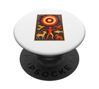 Peinture de Grotte Primitive PopSockets PopGrip Adhésif