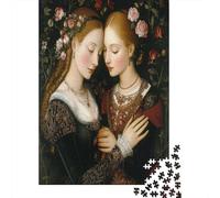 Peinture de la RenaissancePuzzles 1000 Pièces pour Adultes, Amoureuses lesbiennesjeux Éducatifs, Décoration D'intérieur38x26cm/1000pcs