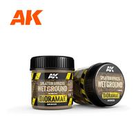 Peinture de maquette AK Interactive Dioramas Splatter Effects Wet Ground Beige 100 ml