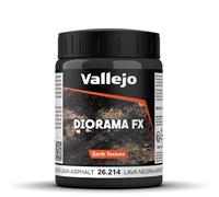 Createx Vallejo Peinture de maquette texturée 200 ml – Choix de textures varié Black Lava