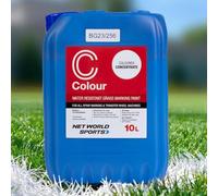Peinture de Marquage de Ligne Concentrée | Peinture de 10 Litres pour Terrains de Sport | Résistante aux Intempéries | Couleurs Vives | Convient aux Machines à Pulvériser et à Roue (Bleu, Pack de 1)