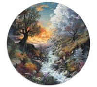 Peinture de Paysage 1000 Piece Jigsaw Puzzle for Adults Educhational Games Stress Relief Puzzle Exercise The Memory of The Brain for Adults Gifts 1000pcs (67.5x67.5cm)