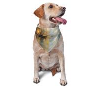 Peinture de paysage poétique élégante écharpe pour chien