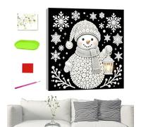 Peinture De Perles Projets Artistiques à Perles Brillantes Thème Noël