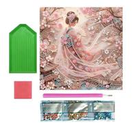 Peinture de pierres précieuses - avec outils pour, esthétique et éducatif - Kit d'art en strass pour décoration murale | Convient pour la décoration de la maison chambre salon mur anniversaire