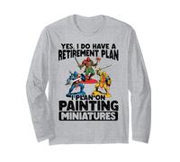 Peinture de Plan de Retraite Miniature Wargaming Manche Longue
