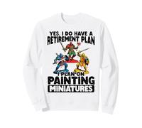 Peinture de Plan de Retraite Miniature Wargaming Sweatshirt