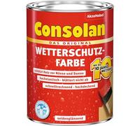 Peinture de protection contre les intempéries Consolan - Blanc - 0,75 l