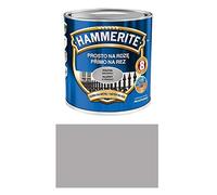Peinture de protection en métal Hammerite - Protection contre la rouille - 0,7 l - Brillant, argent