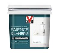 Peinture De Rénovation V33 Faïence & Lambris Blanc 0,75 L