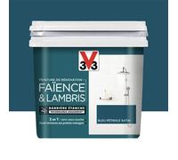 Peinture De Rénovation V33 Faïence & Lambris Bleu Pétrole 0,75 L