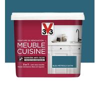 Peinture De Rénovation V33 Meuble De Cuisine Bleu Pétrole 0,75 L